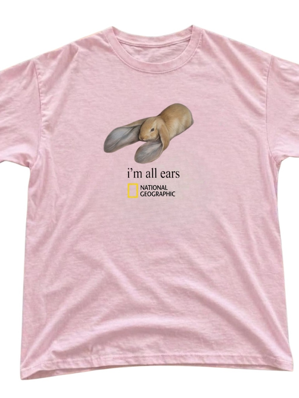 Gildan National Geographic Bunny Graphic Tee